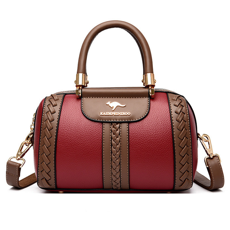 Women's one-shoulder color-block crossbody bag - photo 7 of 12