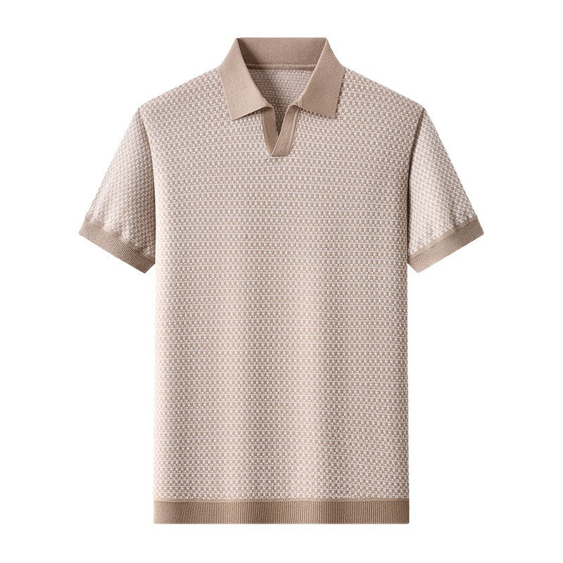Men's Solid Color Breathable T-Shirt – Slim Fit Cotton Tee – photo 6 of 8
