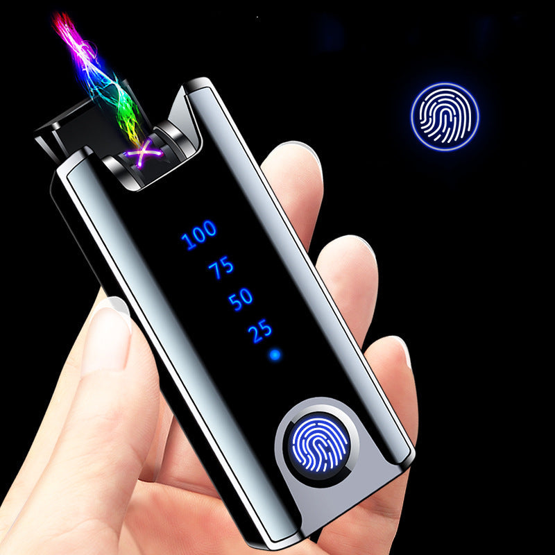 Fingerprint recognition lighter, front view