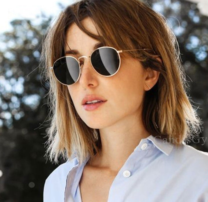 Women's Retro Sunglasses – Vintage-Inspired Metal Frame – photo 4 of 20