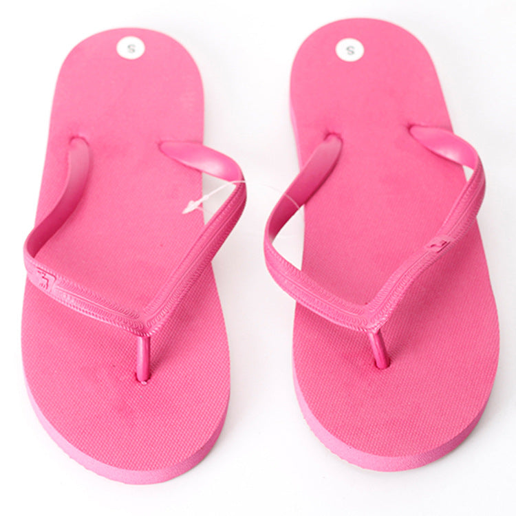 Deer print flip-flop sandals
