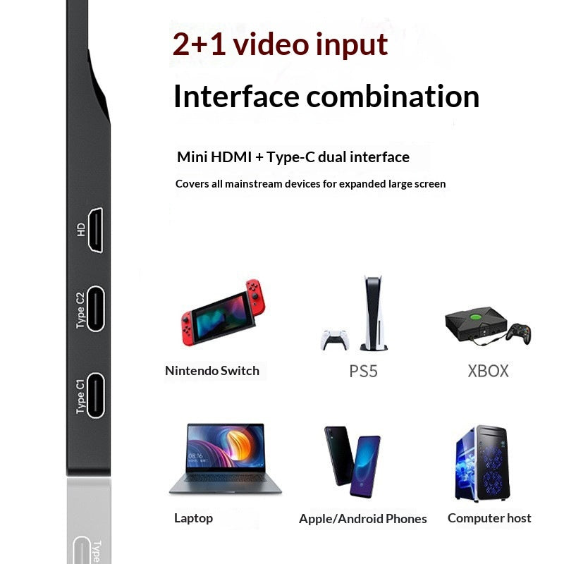 15.6-Inch 1080P Portable Gaming Monitor - product photo 3 of 5