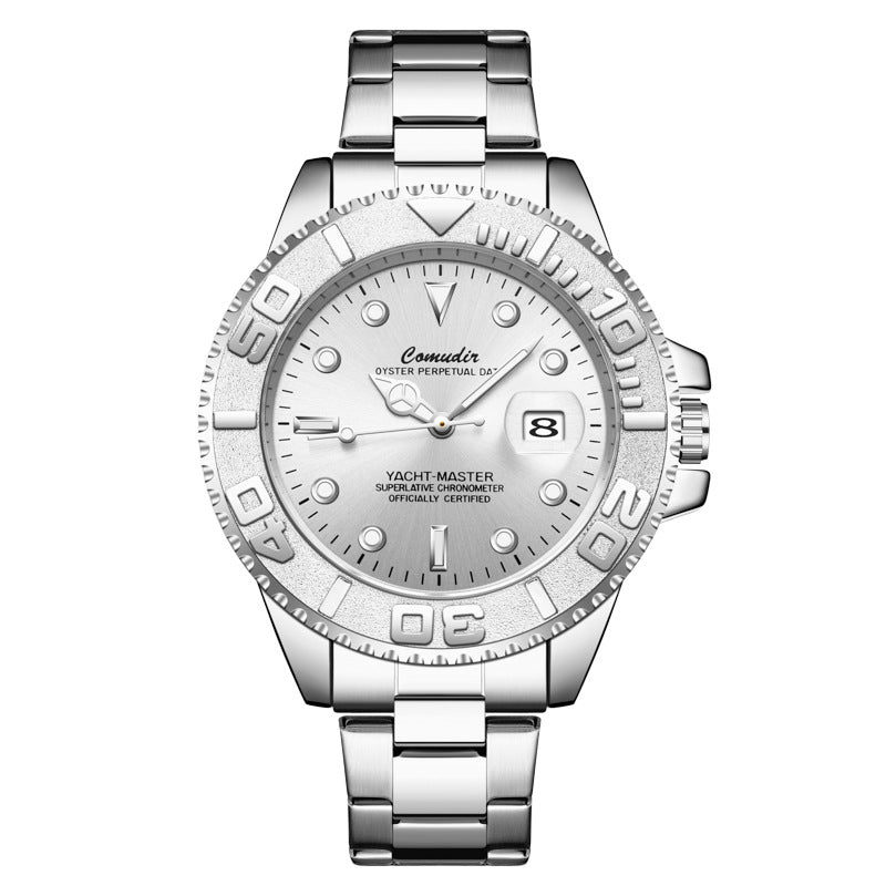 Diver-style watch - color options gold and silver