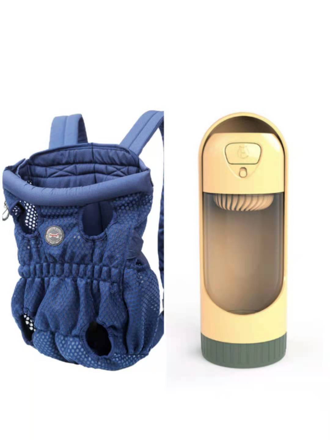 Pet carrier backpack color options