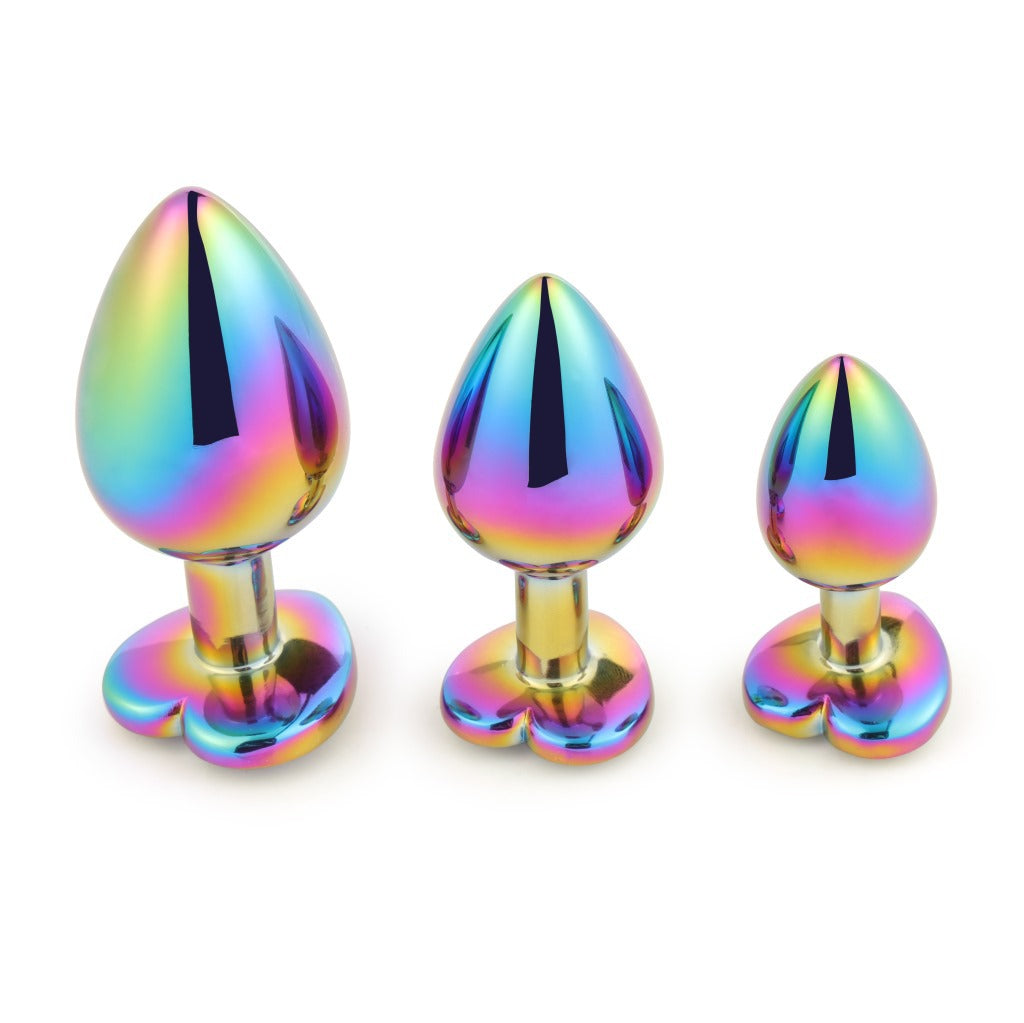 Heart-Shaped Metal Plug Set - product photo 5