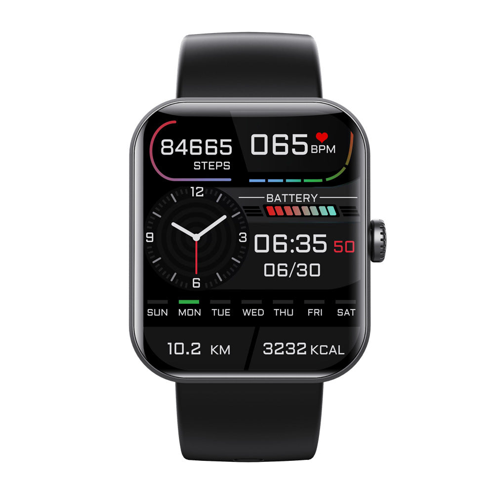 Person wearing F57L smartwatch on wrist