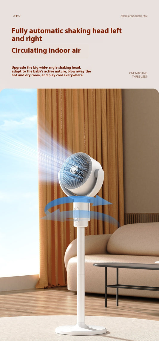 Bladeless Air Circulator Fan – Quiet 3D Oscillating Turbine, Remote Control - product photo 2 of 8