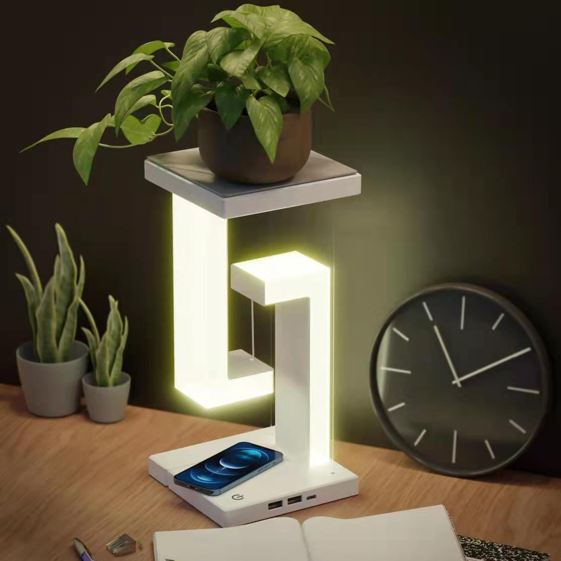 Floating Wireless Charging Night Lamp – Smartphone Charger & Table Light - product photo 5 of 8