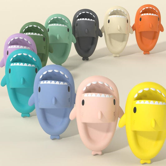 Cartoon Shark Slippers - Soft Non-Slip Slippers - product photo 1 of 20