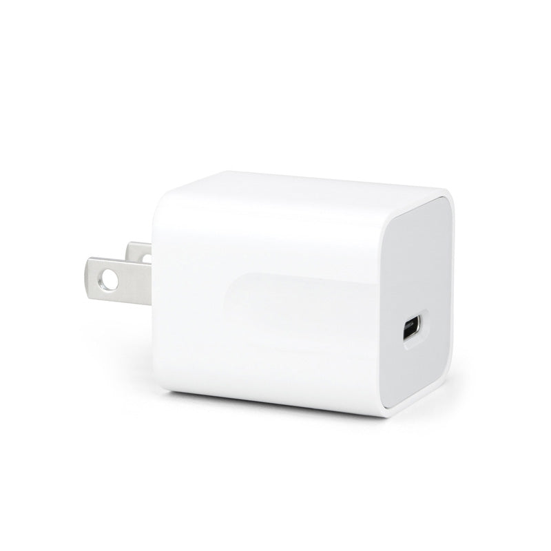 24W USB-C fast charger block, front view