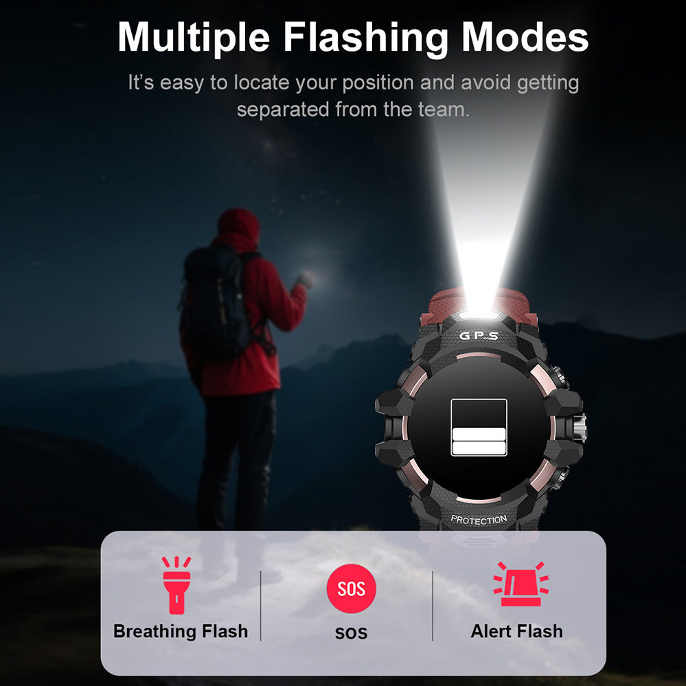 Outdoor sport smart watch worn on wrist