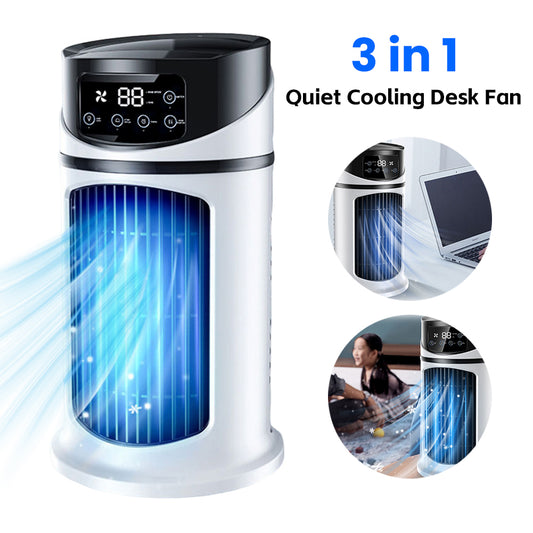Portable USB Mini Air Conditioner – Water Cooling Fan for Home & Office – photo 1 of 11
