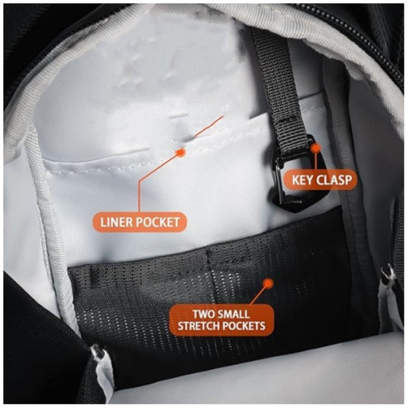 crossbody bag worn across the body