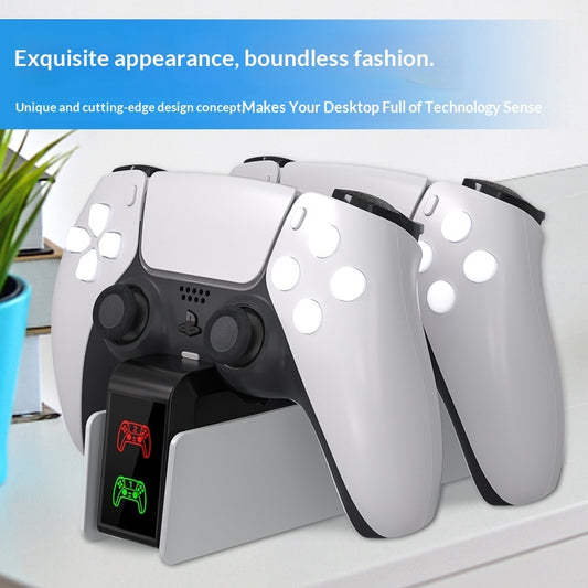 charging dock with two controllers docked