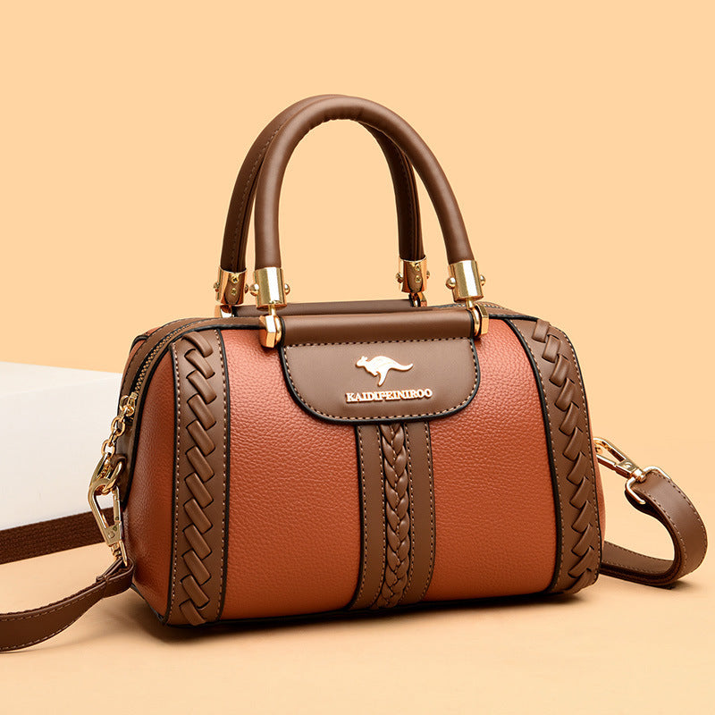 Women's one-shoulder color-block crossbody bag - photo 5 of 12