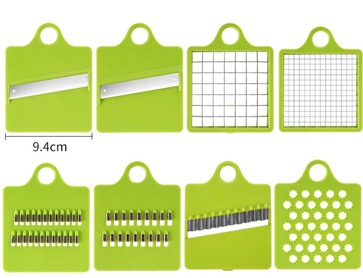 Vegetable cutter assembled parts