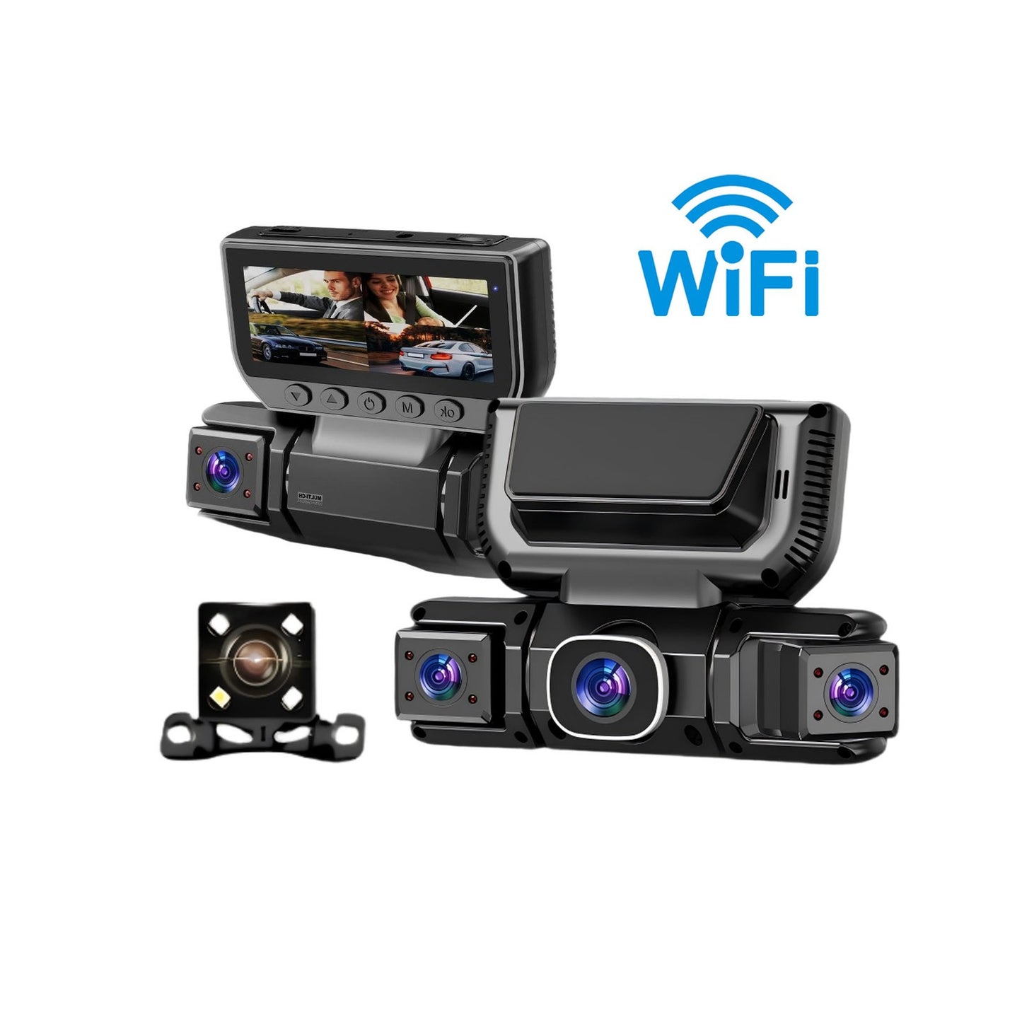 4-channel WiFi dash cam - specifications