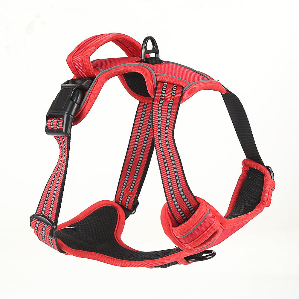 No-Pull Reflective Dog Harness – Breathable Adjustable Pet Vest - product photo 5 of 18