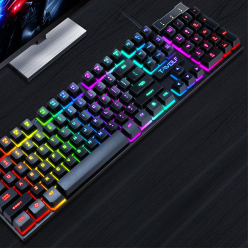 Gaming USB Luminous Wired Keyboard with Floating Keycap Design - product photo 6 of 7