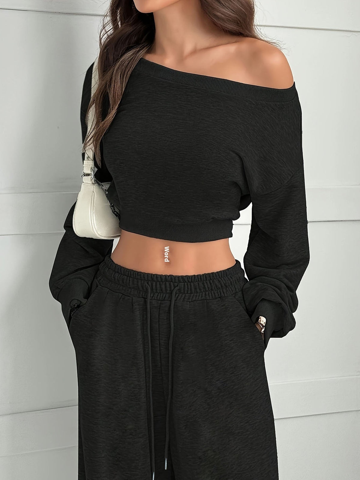 Casual 2-piece sweatshirt and trousers set for women - view 12