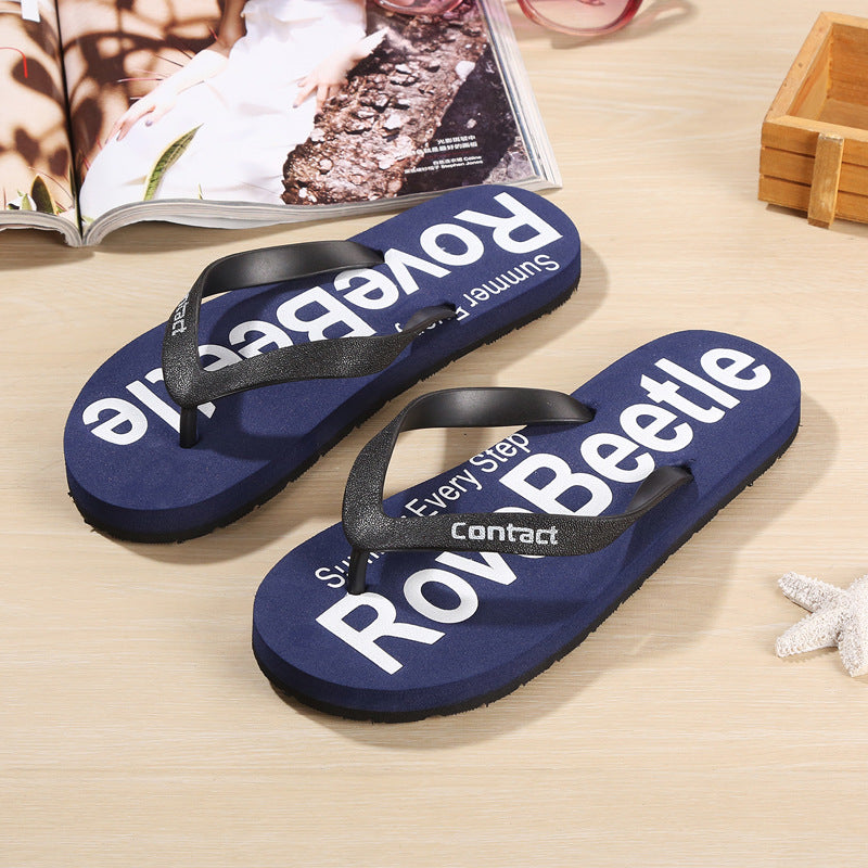 Boys' Summer Beach Flip Flops – Anti-Slip Soft Leather Sandals - product photo 3 of 6