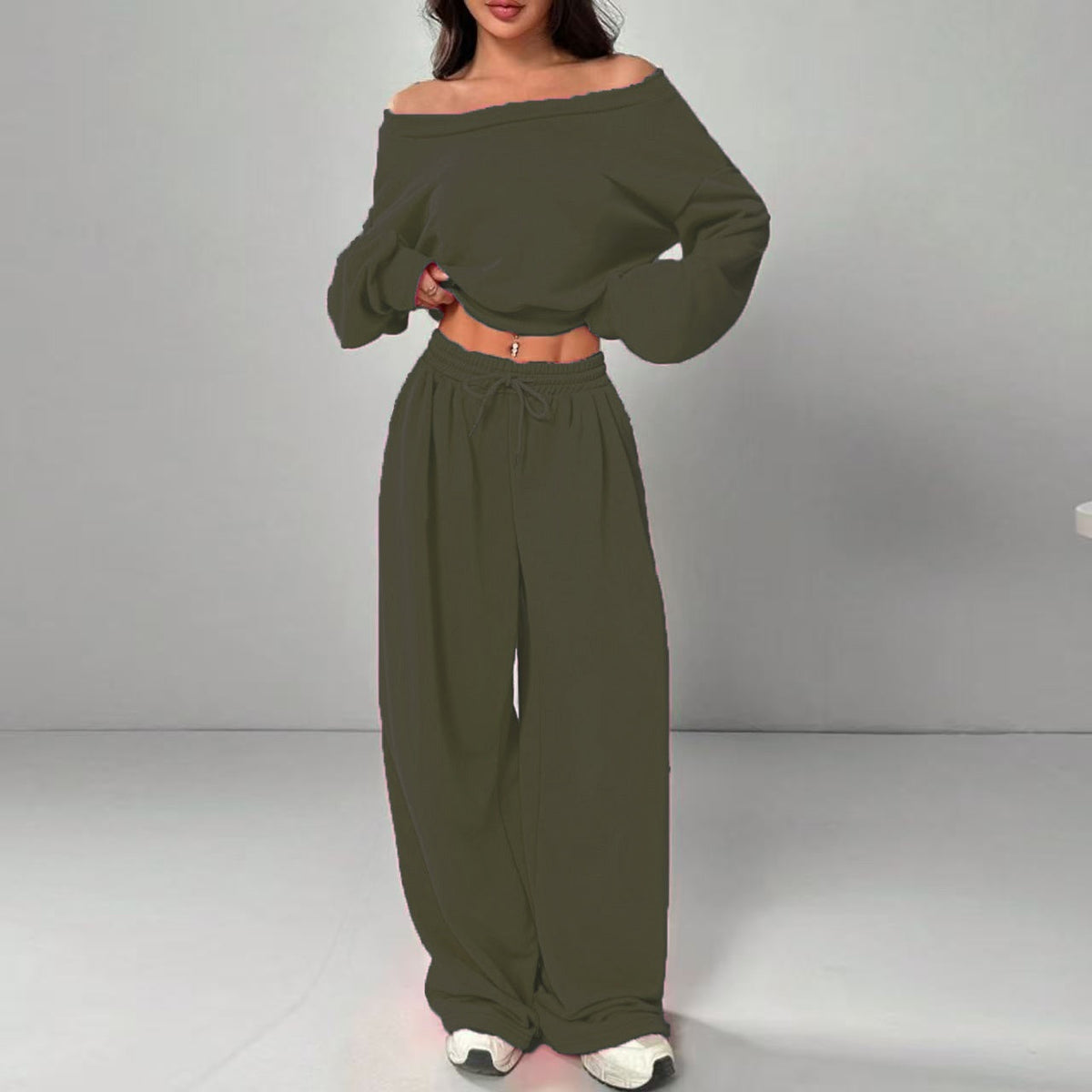 Casual 2-piece sweatshirt and trousers set for women - view 11