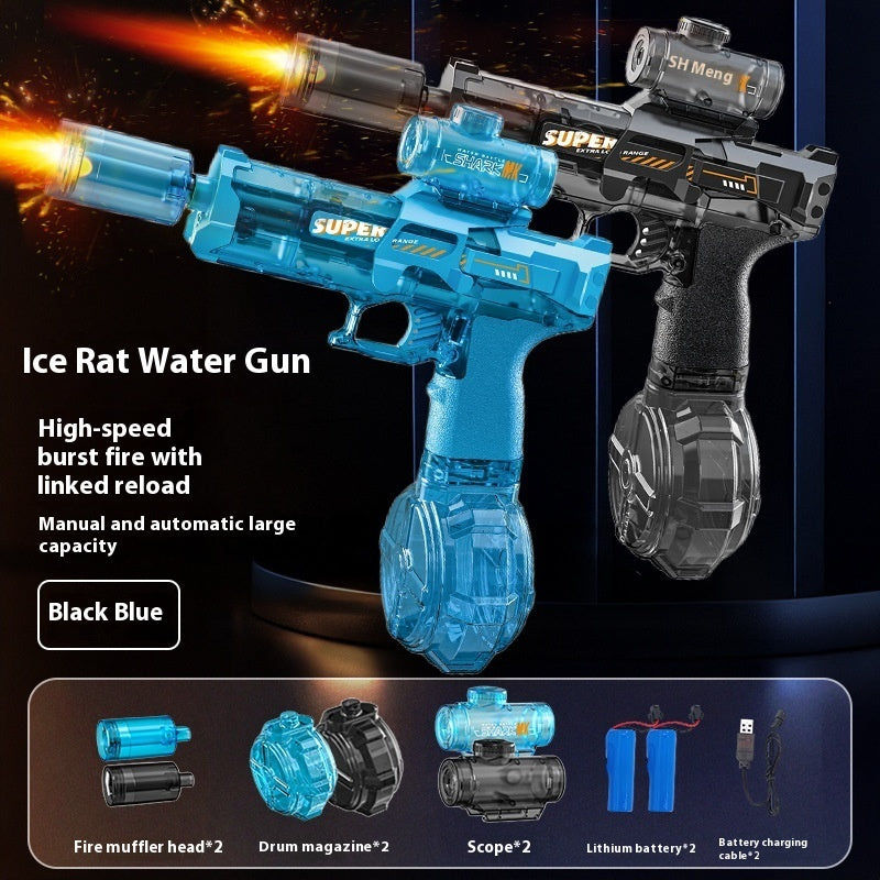 LED Light-Up Electric Water Gun – Automatic Spray Water Blaster for Kids - product photo 9 of 13