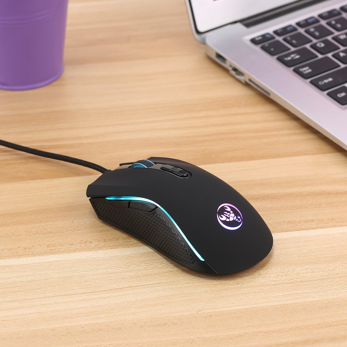 Gaming USB Luminous Wired Keyboard with Floating Keycap Design - product photo 5 of 5