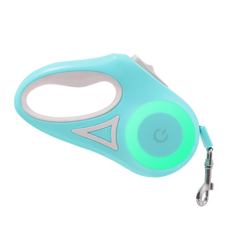 Dog leash retracted compact size