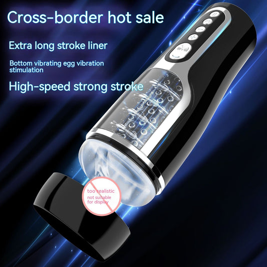Personal massager with adjustable vibration, front view