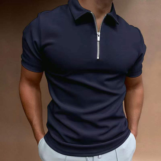 Men's Casual Digital Print Polo Shirt – Loose Fit - product photo 1 of 10