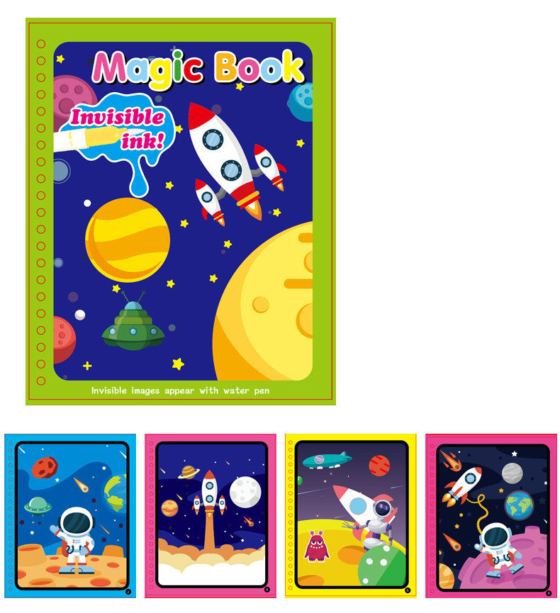 Water painting book Underwater World theme