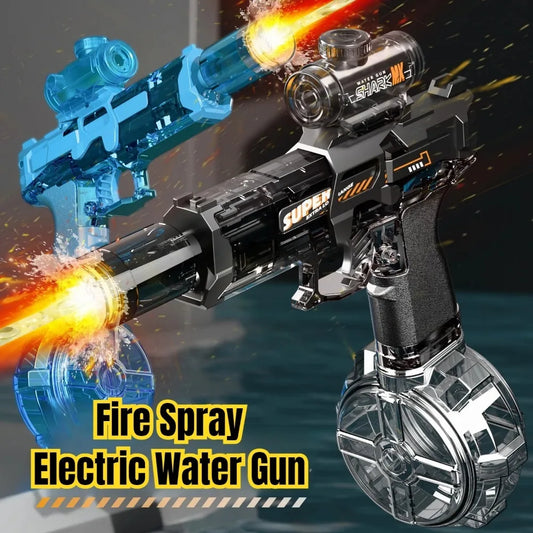 LED Light-Up Electric Water Gun – Automatic Spray Water Blaster for Kids - product photo 1 of 5