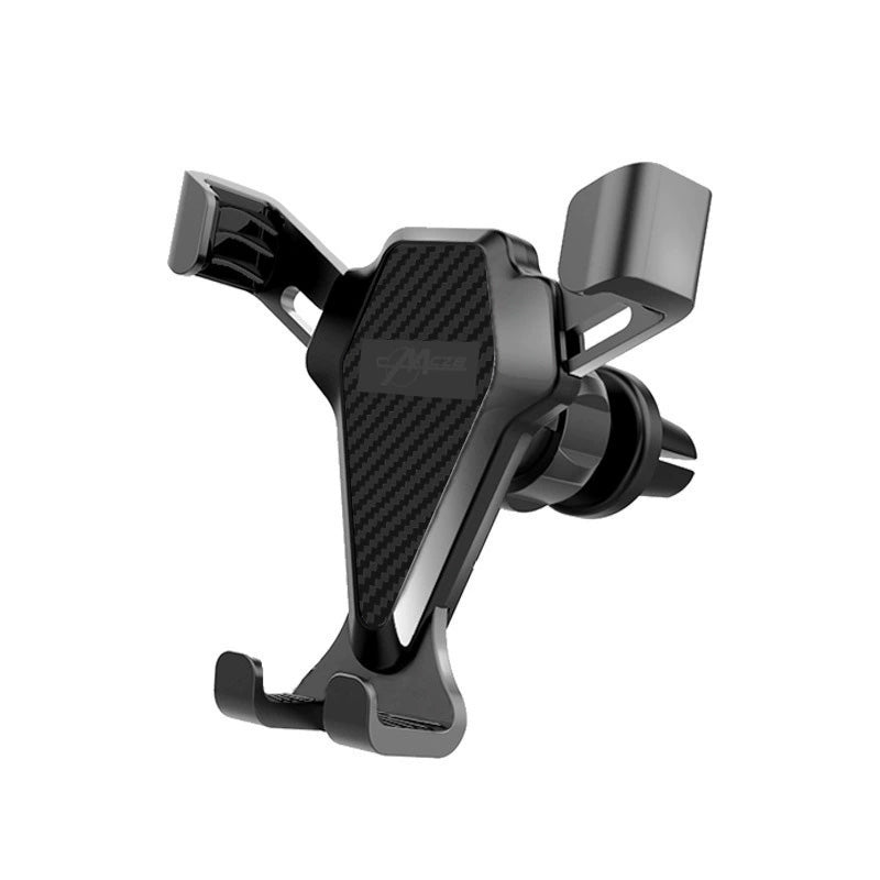 Gravity car phone mount with suction cup