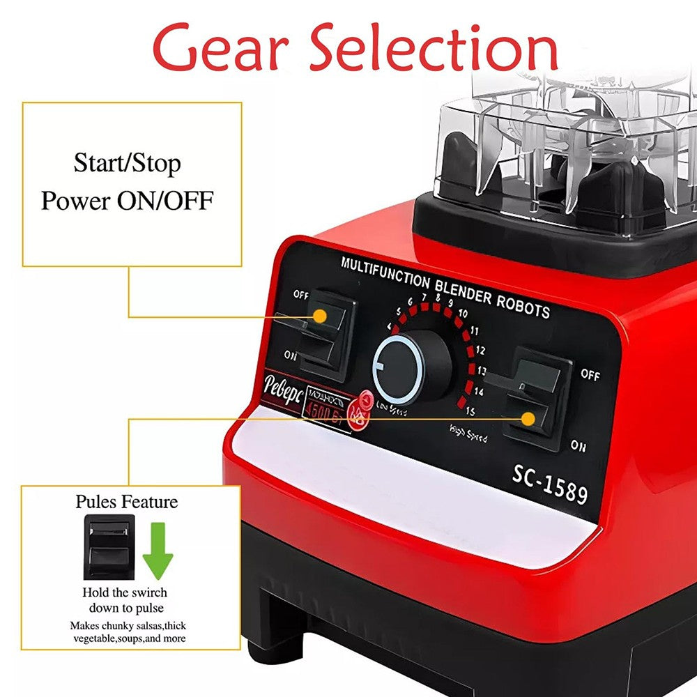 High-Speed Commercial Blender – 18,000 RPM Smoothie & Ice Crusher - product photo 3 of 10