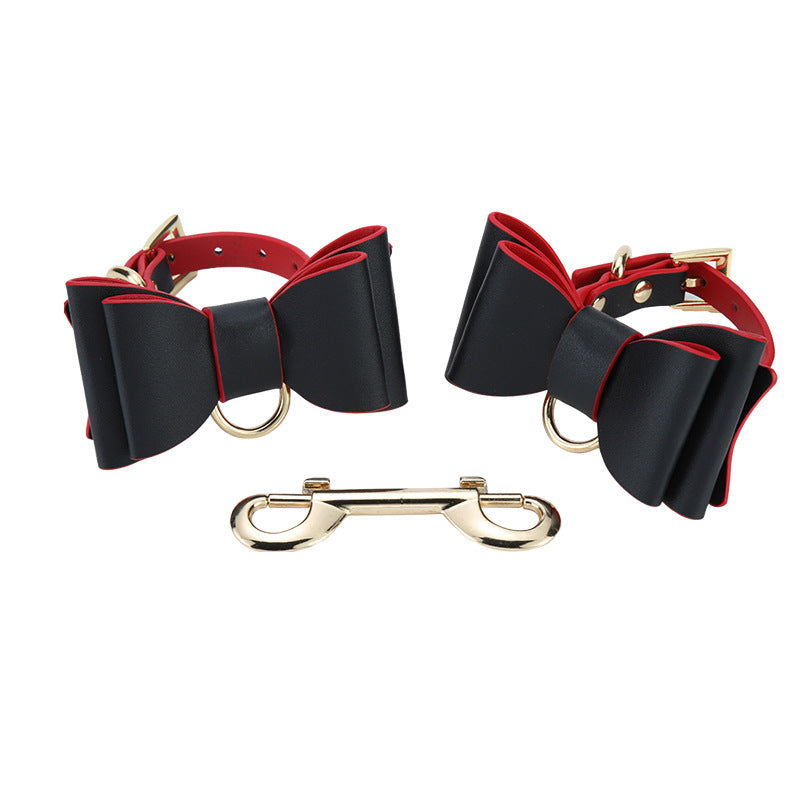 Women's Faux Leather Roleplay Costume Set – 7-Piece - product photo 9 of 11