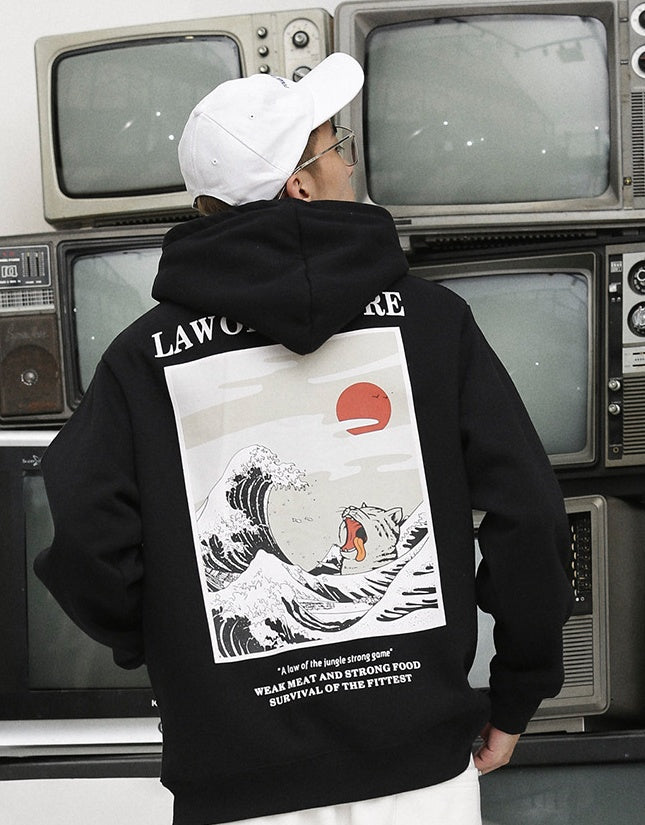 Casual hooded sweater – product photo 9