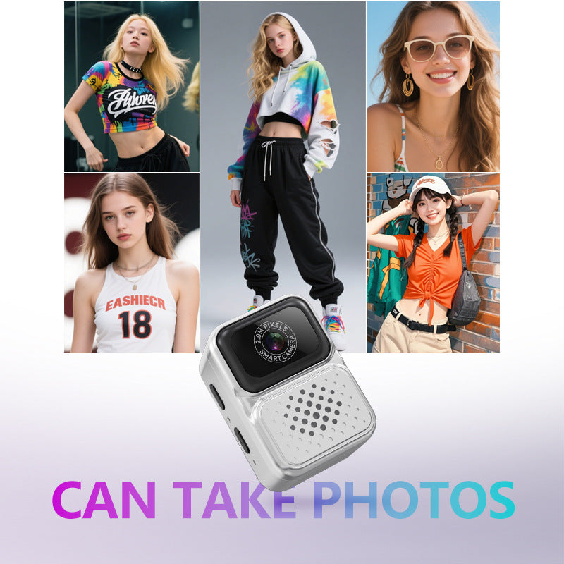 Mini video camera - white color