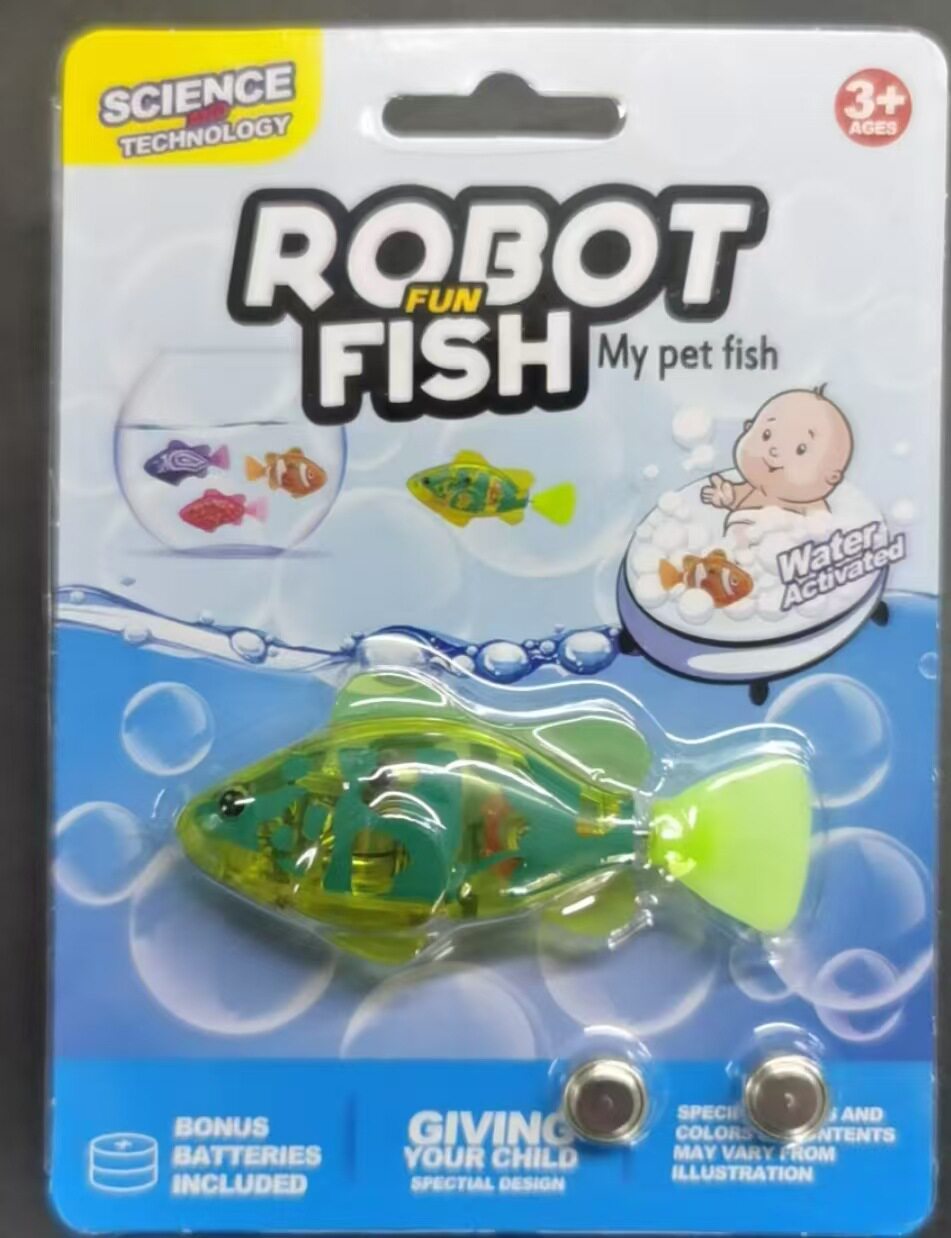 Light-Activated Swimming Fish Bath Toy for Kids – photo 15 of 15