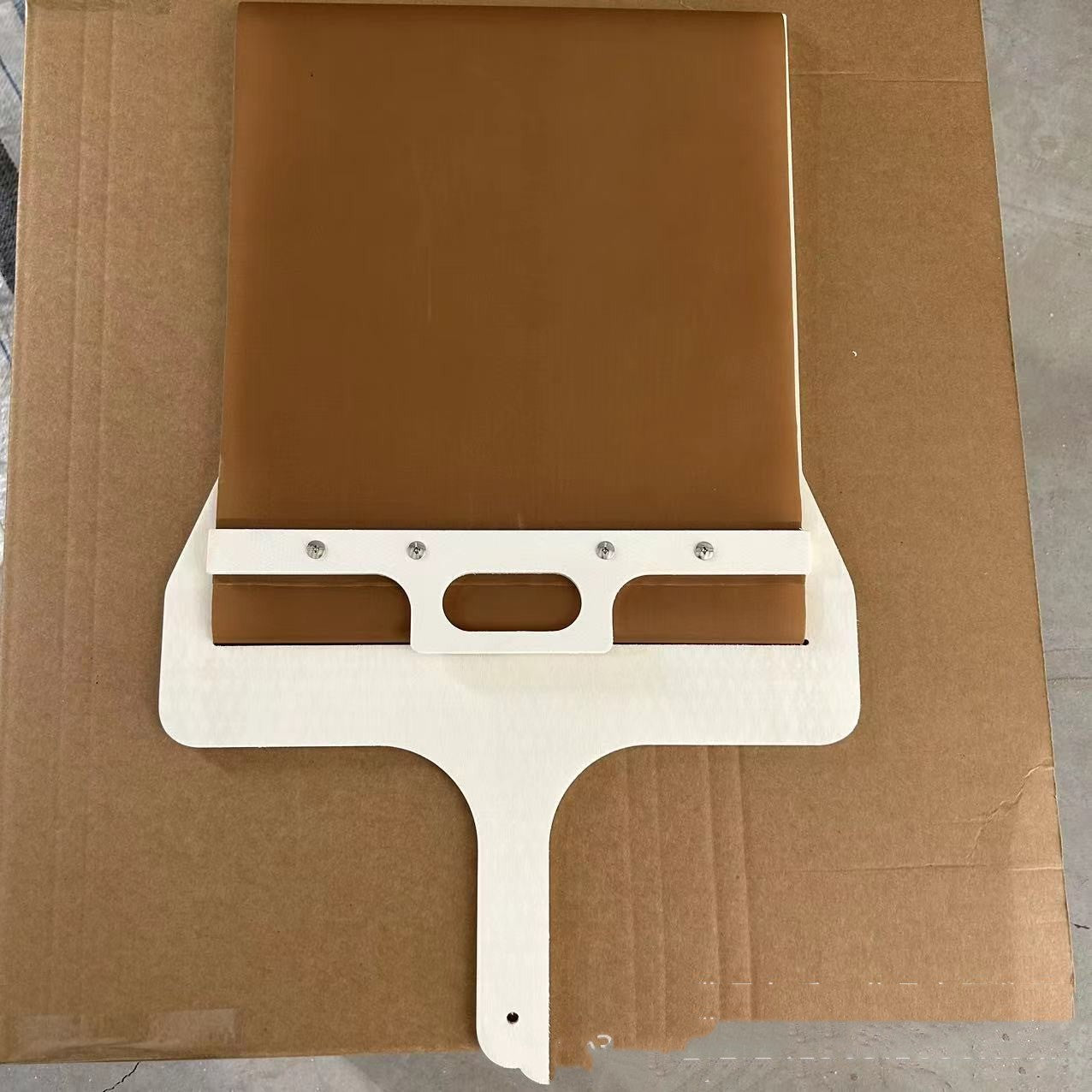 Wooden pizza peel - dimensions view