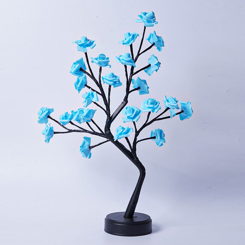 Rose fairy lamp as a wedding gift display