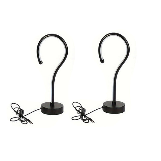 LED desk lamp base and USB cable