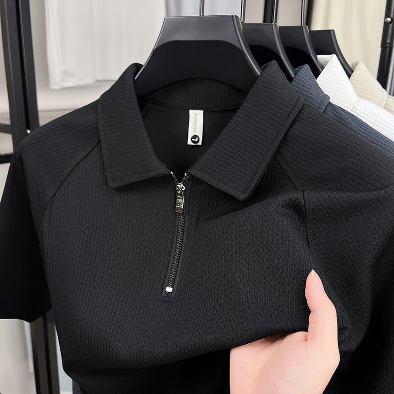 Striped t-shirt shown in white color