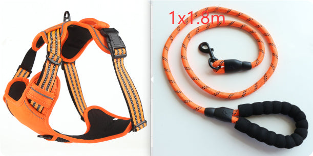 No-Pull Reflective Dog Harness – Breathable Adjustable Pet Vest - product photo 14 of 18