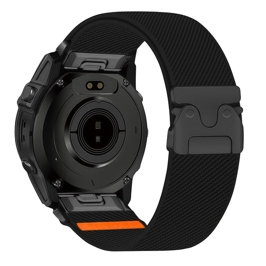 Quick-release nylon elastic watch strap – color options display