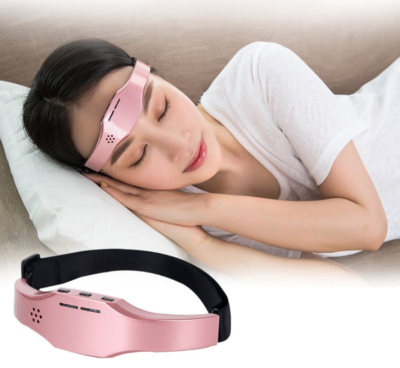 Wireless head massager helmet, front view