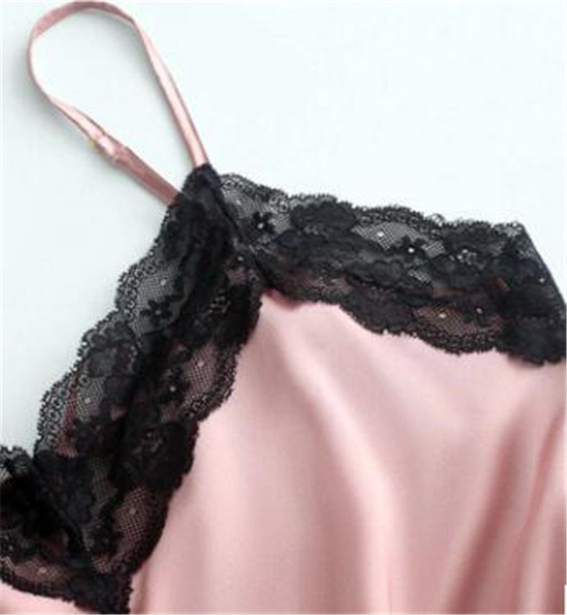 Women's Satin Pajama Set – 2-Piece Loungewear - product photo 2 of 5