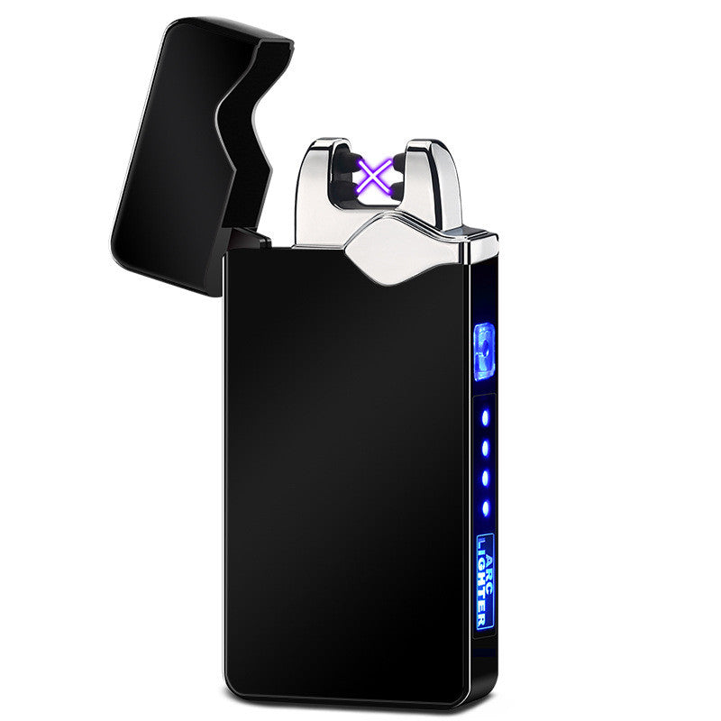 Fingerprint lighter gold ice finish