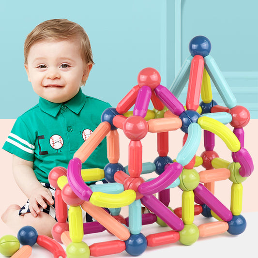 Magnetic Building Blocks Set – Educational STEM Toy for Kids - product photo 1 of 8