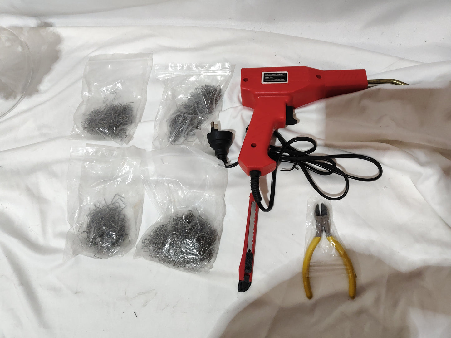 Plastic welder repair kit - actual product photo
